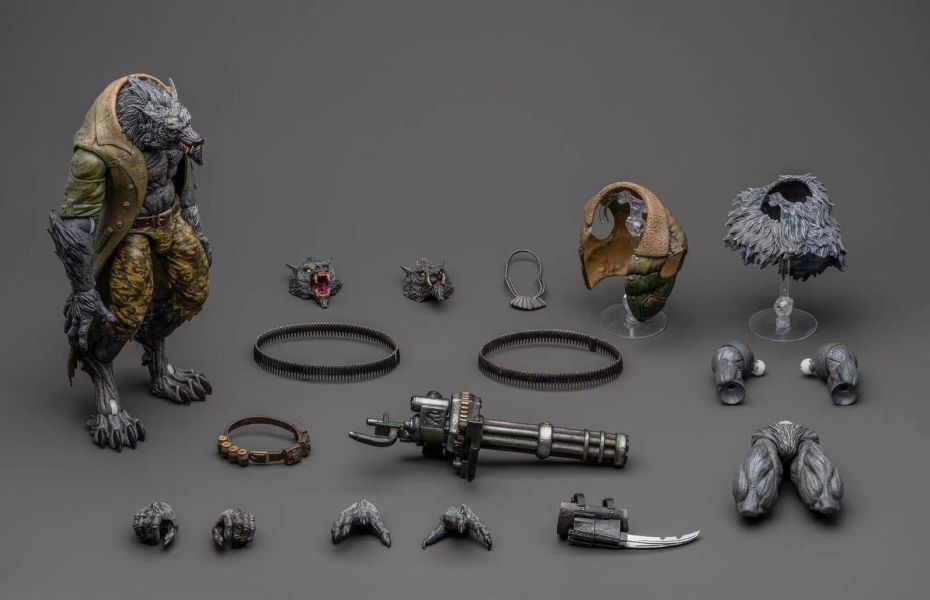 【史派克工廠】結單 預購免運24年Q4 限定版 匠盟 福瑞星球 狼 夜狼 老兵 威廉 格林機槍 暗黑 X0716 台灣獨家限定 匠盟 福瑞星球 狼人 老兵 威廉 格林機槍 暗黑