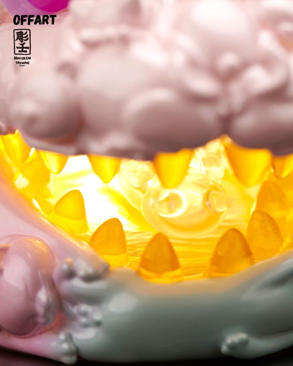 【史派克工廠】結單免運26年2月 OFF ART 百貓紅蓮 Mini迷你招財頭雕 甜蜜糖霜版 1204 OFF ART 百貓紅蓮 Mini迷你招財頭雕 甜蜜糖霜版