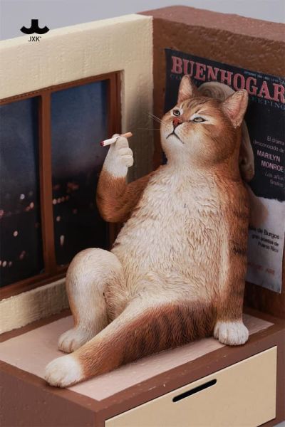 【史派克工廠】預購26年Q1 JXK 1/6 窗邊的哲學貓 寵物 動物 模型 公仔 JXK317 共四款 1128 JXK 1/6 窗邊的哲學貓 寵物 動物 模型 公仔 JXK317 共四款