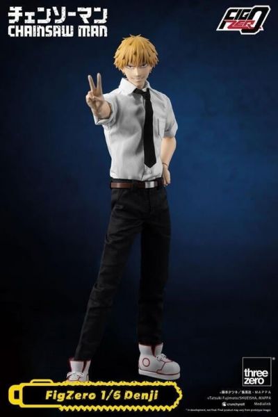 【史派克工廠】結單免運26年5月 threezero FigZero 鏈鋸人 淀治 12吋 可動完成品 再版 1031 threezero FigZero 鏈鋸人 淀治 12吋 可動完成品 再版