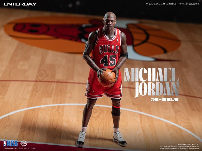 【史派克工廠】結單免運25年Q1 ENTERBAY 1/6 NBA系列 公牛隊 麥可喬丹 45號 I’M BACK 限量版 1010 ENTERBAY 1/6 NBA系列 公牛隊 麥可喬丹 45號 I’M BACK 限量版