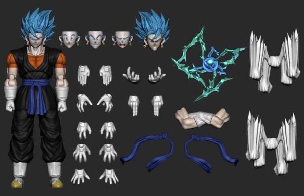 【史派克工廠】結單25年Q3 OCTOYS 七龍珠 超藍款 貝吉特 究極合體人 GD007 可動人偶 0408 OCTOYS 七龍珠 超藍款 貝吉特 究極合體人 可動人偶