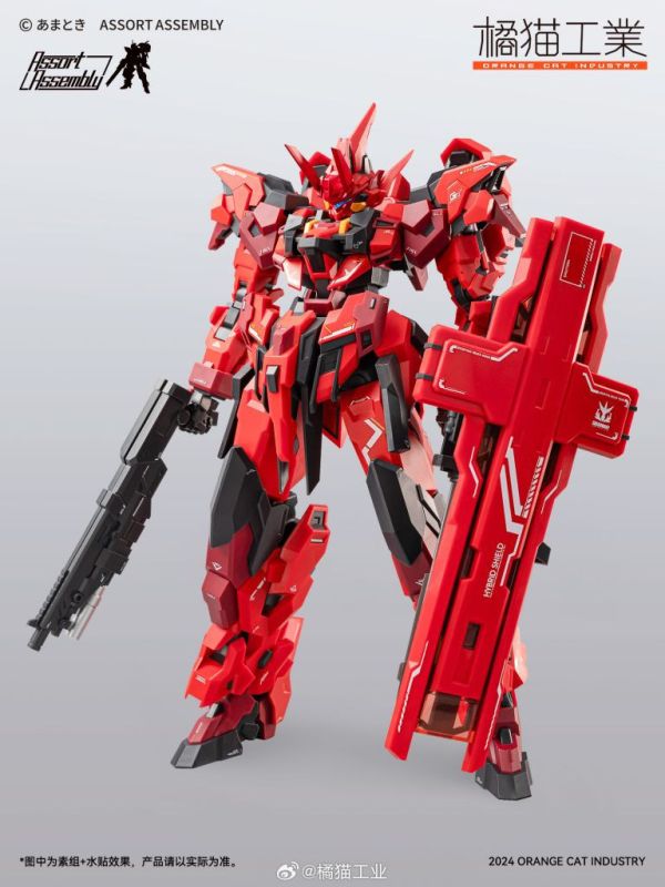 【史派克工廠】結單預購免運24年10月 橘貓工業 Exceed-Type 紅閃靈 火喰鳥 1/100 組裝模型 0919 橘貓工業 Exceed-Type 紅閃靈 火喰鳥 1/100 組裝模型