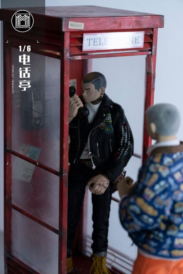 【史派克工廠】預購免運26年Q3 MMMTOYS 1/6 電話亭 M2608 0608 MMMTOYS 1/6 電話亭 M2608