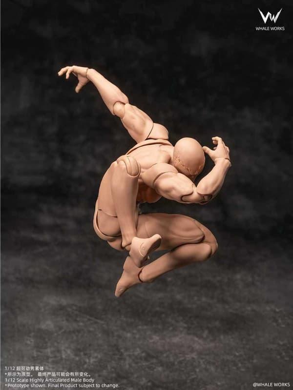 【史派克工廠】預購免運26年Q3 鯨工坊 1/12 燼Ash 超可動 男素體 可動人偶 5版 0306 鯨工坊 1/12 燼Ash 超可動 男素體 可動人偶 5版