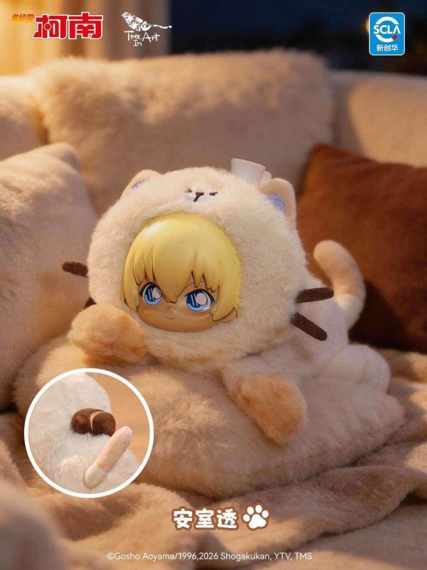 【史派克工廠】結單免運5月 原谷動漫 名偵探柯南 貓貓meow 搪膠毛絨 盲盒 8款 一中盒6入 0310 原谷動漫 名偵探柯南 貓貓meow 搪膠毛絨 盲盒 8款 一中盒6入