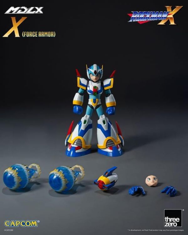 【史派克工廠】結單 免運27年Q1 代理 Threezero 洛克人X MDLX 艾克斯 武力裝甲 一般版 0922 代理 Threezero 洛克人X MDLX 艾克斯 武力裝甲 一般版
