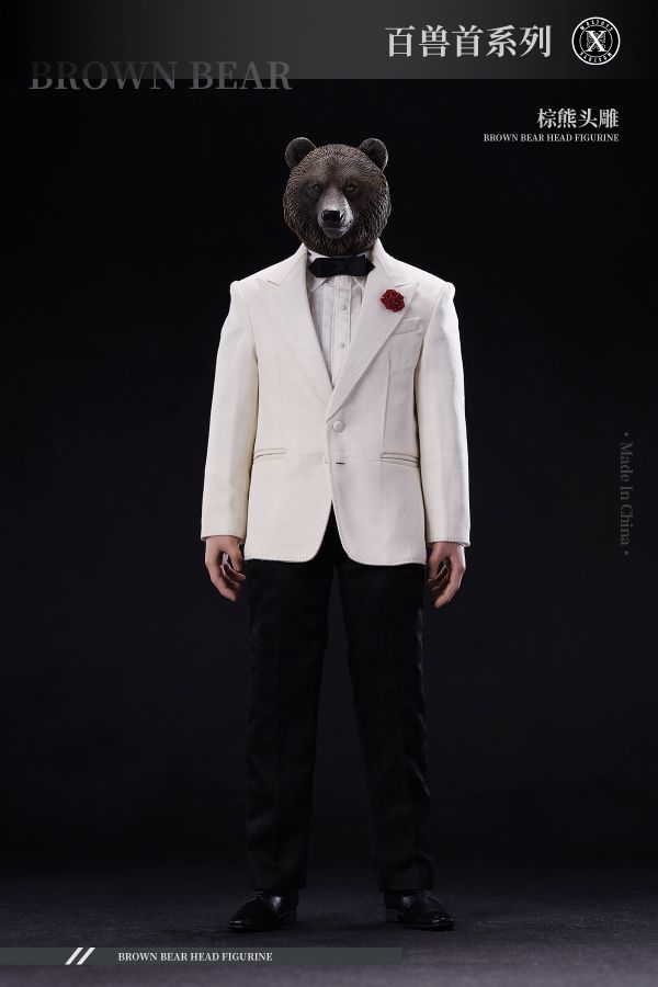 【史派克工廠】結單25年Q1 MOSTOYS 百獸首系列 1/6 棕熊頭雕 MS2403 1031 MOSTOYS 百獸首系列 1/6 棕熊頭雕 MS2403