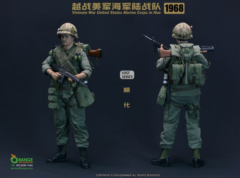 【史派克工廠】結單 預購24年Q4 QORANGE QOTOYS 1/6 越戰美軍 海軍陸戰隊於順化 1968 QOM-1045 0711 QORANGE QOTOYS 1/6 越戰美軍 海軍陸戰隊於順化 1968 QOM-1045