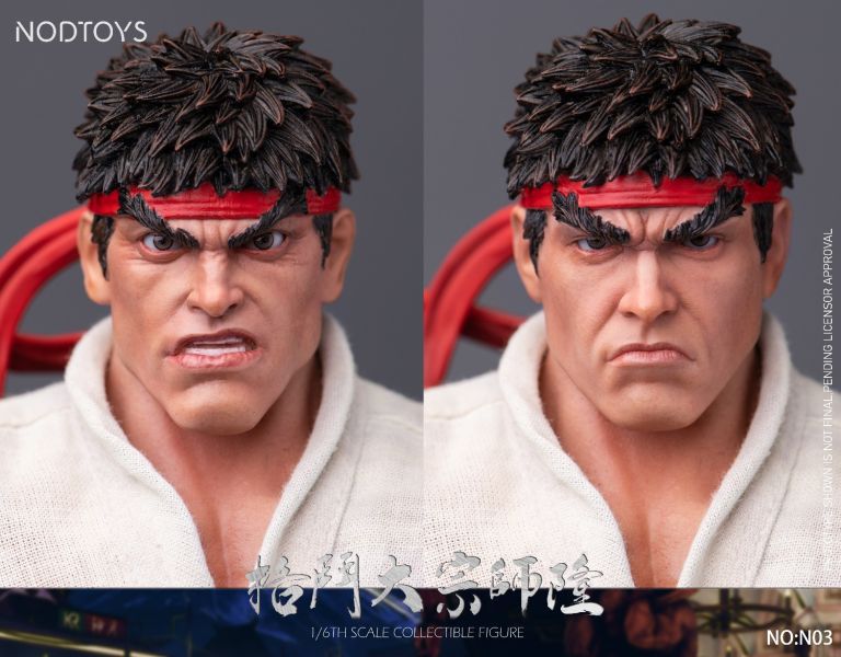 【史派克工廠】結單免運25年Q3 NODTOYS 1/6 格鬥大宗師 隆 快打旋風 NOD-N03矽膠可動人偶 0227 NODTOYS 1/6 格鬥大宗師 隆 快打旋風 NOD-N03矽膠可動人偶