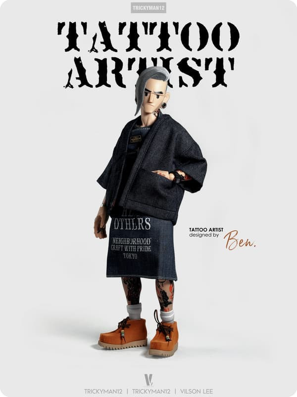 【史派克工廠】預購免運25年12月 trickyMan12 1/6 刺青師2 特別版 可動人偶 1201 trickyMan12 1/6 刺青師2 特別版 可動人偶