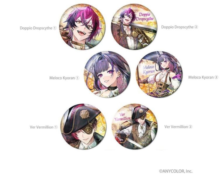 【史派克工廠】預購免運26年7月 彩虹社 NIJISANIJI EN周年企劃 XSOLEIL 閃亮徽章 6款 1226 彩虹社 NIJISANIJI EN周年企劃 XSOLEIL 閃亮徽章 6款