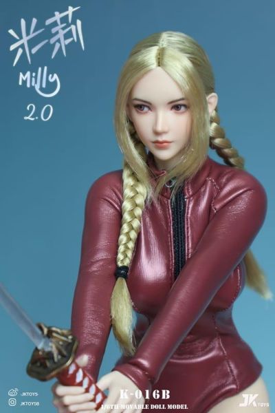 【史派克工廠】預購免運Q3 JKTOYS 1/6 米莉 Milly2.0 單頭雕 K-016ABCD 共4款 0612 JKTOYS 1/6 米莉 Milly2.0 單頭雕 K-016ABCD 共4款