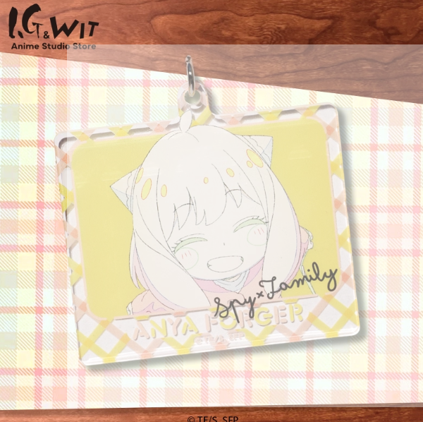 【史派克工廠】結單免運Q1 I.G&WIT SPY×FAMILY 間諜家家酒 原畫壓克力鑰匙圈 安妮亞 4款 0129 I.G&WIT SPY×FAMILY 間諜家家酒 原畫壓克力鑰匙圈 安妮亞 4款