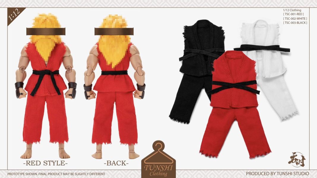 【史派克工廠】結單預購免運24年Q4 吞時工作室 1/12 柔道服 紅色白色黑色 TSC-001 三款可選 0829 吞時工作室 1/12 柔道服 紅色白色黑色 TSC-001 三款可選