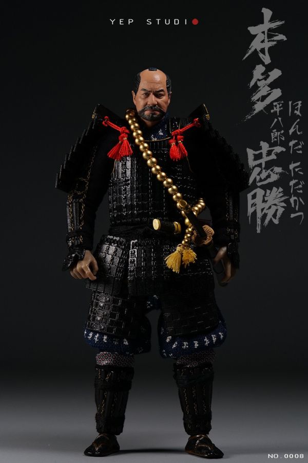 【史派克工廠】結單預購免運24年Q4 YepStudio 1/12 戰國第一猛將 日本之張飛 本多忠勝 NO.0008 0823 YepStudio 1/12 戰國第一猛將 日本之張飛 本多忠勝 NO.0008