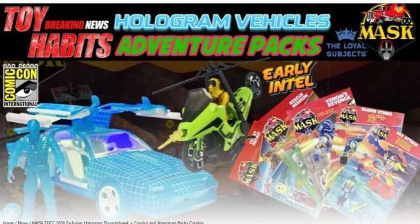 【史派克工廠】結單免運26年8月 M.A.S.K. SDCC 2026 限定 全像版雷鷹 禿鷹與冒險套裝 0306 M.A.S.K. SDCC 2026 限定 全像版雷鷹 禿鷹與冒險套裝