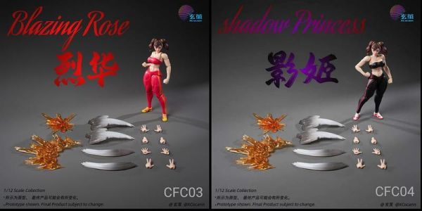 【史派克工廠】預購免運27年Q1 玄繭工作室 格鬥少女 烈華/影姬 1/12 可動人偶 1006 玄繭工作室 格鬥少女 烈華/影姬 1/12 可動人偶