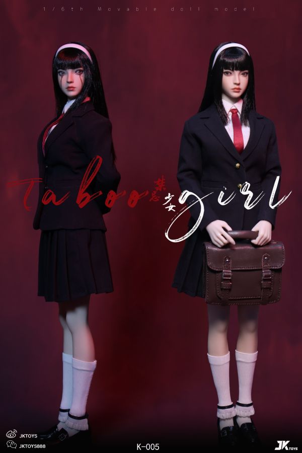 【史派克工廠】結單免運25年Q1 JKTOYS 1/6禁忌女孩 富江cosplay版 可動眼雙頭雕配置 K-005 1129 JKTOYS 1/6禁忌女孩 富江cosplay版 可動眼雙頭雕配置 K-005