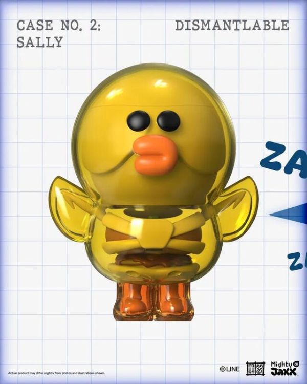 【史派克工廠】結單 預購6月 Mighty Jaxx 6吋 LINE FRIENDS 莎莉 透明 解剖 半剖 系列 1226 Mighty Jaxx 6吋 LINE FRIENDS 莎莉 透明 解剖 半剖 系列