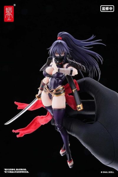 【史派克工廠】結單 免運Q2 蝸之殼 女忍者 裂風 & 專用配件包 & 印花連帽衛衣套裝 黑/白色 1007 蝸之殼 女忍者 裂風 & 專用配件包 & 印花連帽衛衣套裝 黑/白色