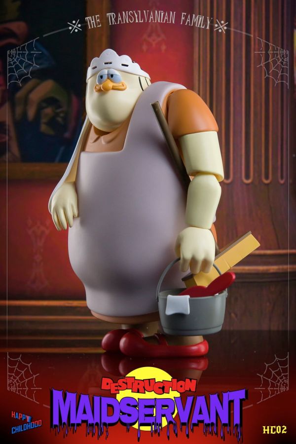 【史派克工廠】結單免運25年Q2 幸福童年 1/12 伯爵鴨 破壞女僕 南妮 怪鴨歷險記 可動人偶 HC02 0219 幸福童年 1/12 伯爵鴨 破壞女僕 南妮 怪鴨歷險記 可動人偶 HC02