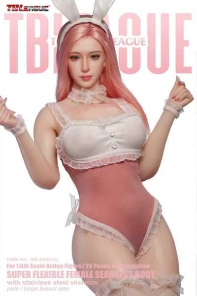 【史派克工廠】預購免運26年Q2 TBLeague 1/6 全新鉑金矽膠 兔女郎含頭雕 白膚 2版 0225 TBLeague 1/6 全新鉑金矽膠 兔女郎含頭雕 白膚 2版