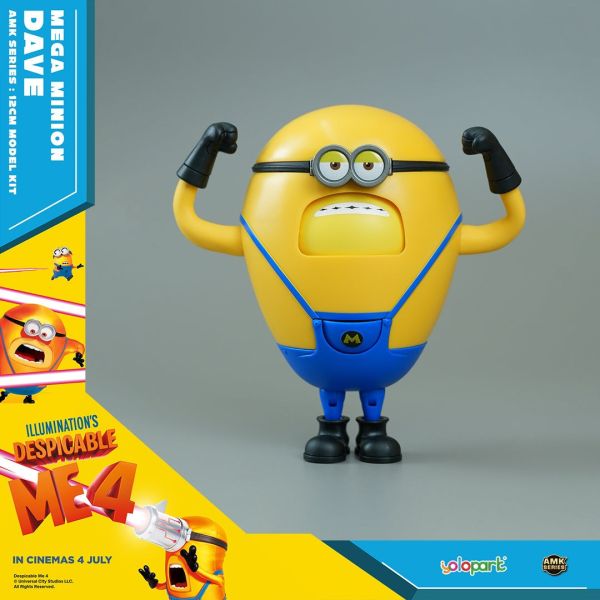 【史派克工廠】現貨 yolopark AMK 神偷奶爸4 小小兵 SUPERDAVE 12cm AMK 神偷奶爸4 SUPERDAVE 12cm yolopark 小小兵