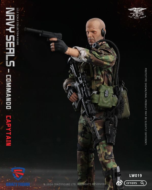 【史派克工廠】結單 預購免運25年Q1 Crazy Figure 1/12 海豹特種部隊 突擊小隊隊長 LW019 0619 Crazy Figure 1/12 海豹特種部隊 突擊小隊隊長 LW019