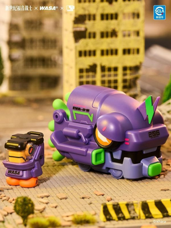 【史派克工廠】預購免運25年Q4 野獸國 WASA x EVA 206聯名系列 超列車合體 盲盒 一中盒4入 1113 WASA x EVA 206聯名系列 超列車合體 盲盒 一中盒4入