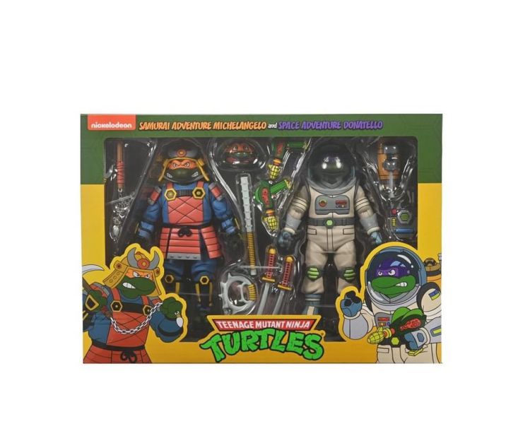 【史派克工廠】結單預購免運24年11月 NECA 忍者龜 武士 米開朗基羅+太空 多納泰羅 雙人包 0725 NECA 忍者龜 武士 米開朗基羅+太空 多納泰羅 雙人包