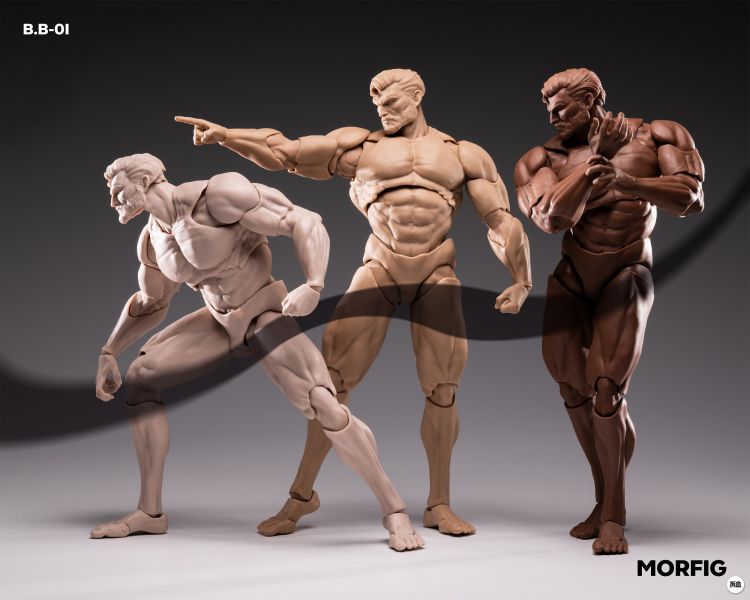 【史派克工廠】預購免運26年Q2 INART MORFIG 1/12 男素體β 超可動人偶 4色 1115 INART MORFIG 1/12 男素體β 超可動人偶 4色