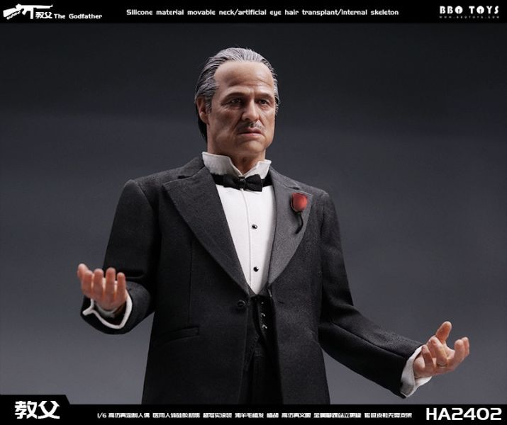 【史派克工廠】結單 預購24年Q4 BBOTOYS 1/6 矽膠 MA系列 第二彈教父 HA2402 0531 BBOTOYS 1/6 矽膠 MA系列 第二彈教父 HA2402