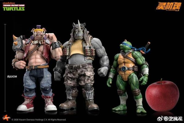 【史派克工廠】預購免運26年Q4 靈機魂 忍者龜系列 疣豬比巴 犀牛洛克史迪 可動成品人偶 0514 靈機魂 忍者龜系列 疣豬比巴 犀牛洛克史迪 可動成品人偶