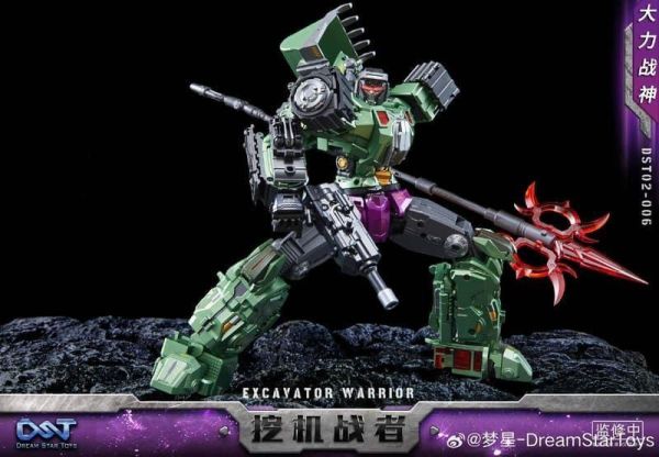【史派克工廠】預購免運5月 Dream Star Toys DST02-006 大力戰神 警力神 挖機戰者 0408 Dream Star Toys DST02-006 大力戰神 警力神 挖機戰者