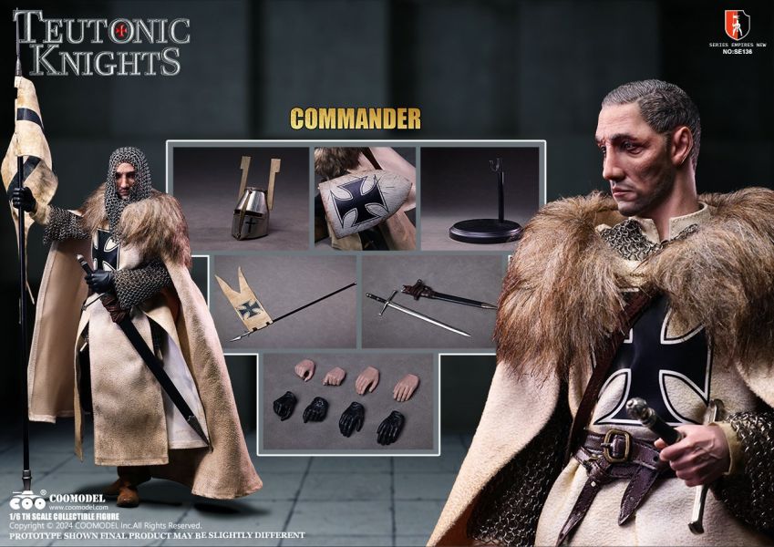【史派克工廠】結單免運25年Q2 COOMODEL 1/6 帝國系列 條頓騎士白銅版 聖地守衛SE135 指揮官SE136 1227 COOMODEL 1/6 帝國系列 聖地守衛SE135 指揮官SE136