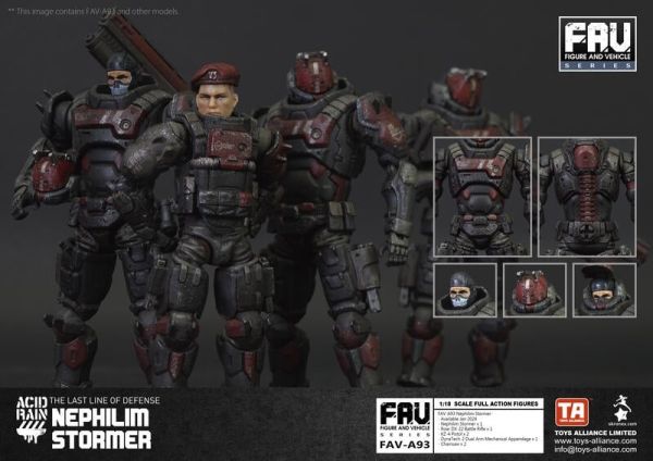 【史派克工廠】結單 預購1月 酸雨戰爭 FAV-A93 Nephilim Stormer / 拿非利強攻手 1/18 0705 酸雨戰爭 FAV-A93 Nephilim Stormer / 拿非利強攻手 1/18