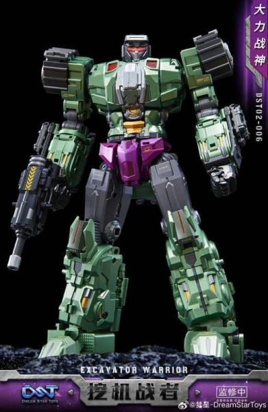 【史派克工廠】預購免運5月 Dream Star Toys DST02-006 大力戰神 警力神 挖機戰者 0408 Dream Star Toys DST02-006 大力戰神 警力神 挖機戰者
