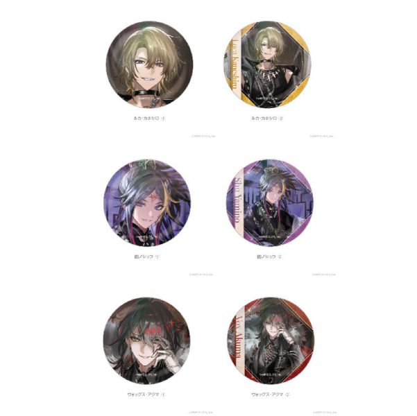 【史派克工廠】預購26年8月 彩虹社 NIJISANIJI EN周年企劃 Luxiem 全息徽章 6款 0112 彩虹社 NIJISANIJI EN周年企劃 Luxiem 全息徽章 6款