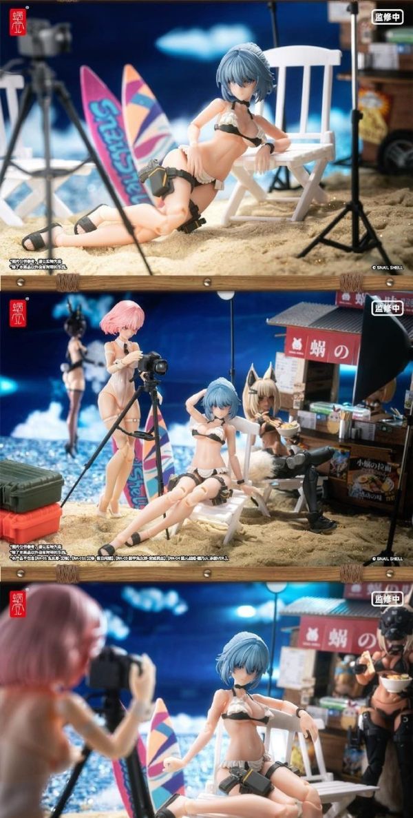 【史派克工廠】預購26年Q3 蝸之殼 SnailShell 1/12 夏日特勤 和音 塗裝完成品 可動 0102 蝸之殼 SnailShell 1/12 夏日特勤 和音 塗裝完成品 可動