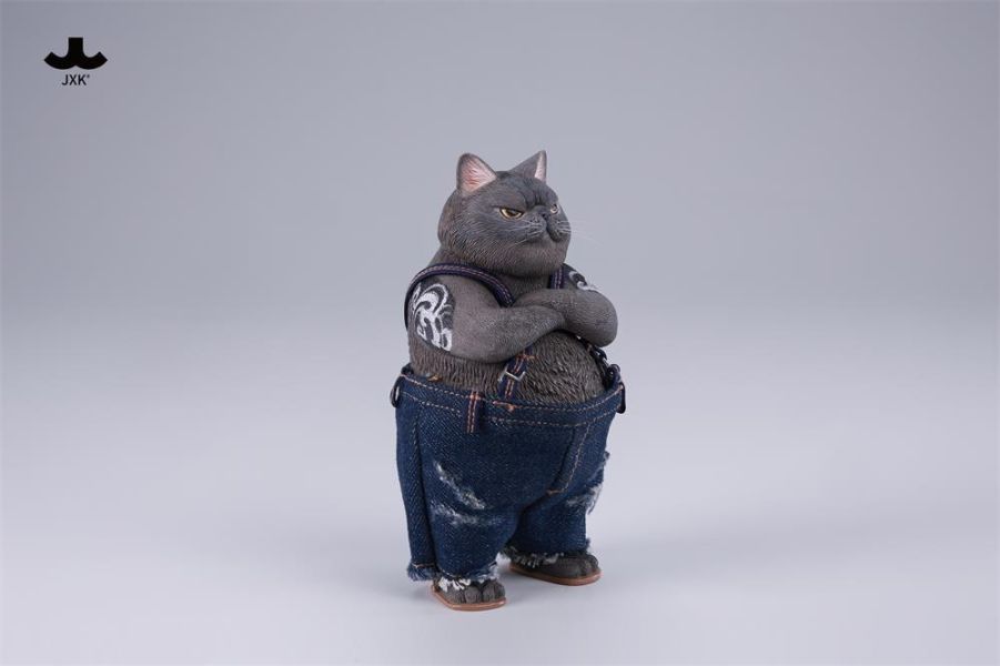 【史派克工廠】結單26年Q2 JXK JXK314 貓硬漢 Tough-guy Cat 動物模型 三色 0209 JXK JXK314 貓硬漢 Tough-guy Cat 動物模型 三色