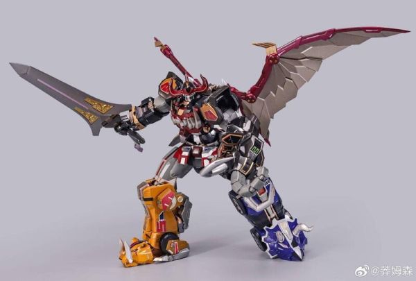 【史派克工廠】結單免運26年1月 炸裂模型 ZL-01B 黑暗色大獸神 神獸合體 可動完成品 1113 炸裂模型 ZL-01 金剛戰士 大獸神 神獸合體 可動完成品