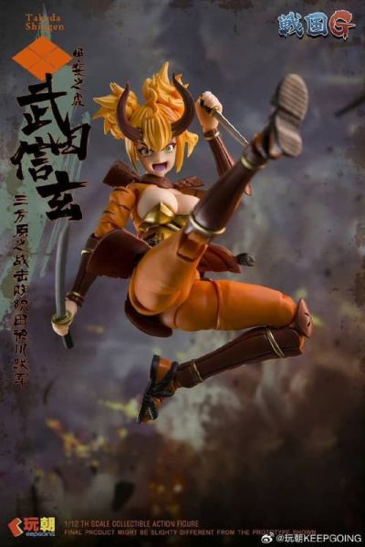 【史派克工廠】預購免運26年Q1 玩朝 戰國G 第二彈 1/12 武田信玄 超可動成品人偶 0116 玩朝 戰國G 第二彈 1/12 武田信玄 超可動成品人偶