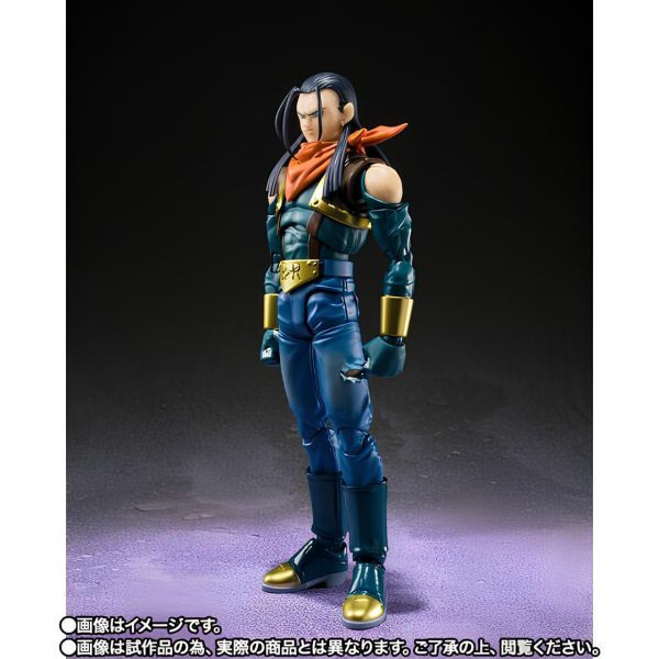 【史派克工廠】 現貨 免運 代理版 魂商店 SHF 七龍珠GT 超級17號 0514 代理版 魂商店 SHF 七龍珠GT 超級17號 限量