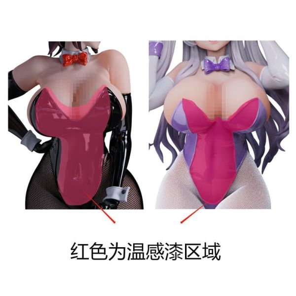 【史派克工廠】結單 預購Q3 BearPanda汐婭 凜 溫感漆 & 3D水晶眼 & 創意場景 兔女郎 朝凪 0117 BearPanda汐婭 凜 溫感漆 & 3D水晶眼 & 創意場景 兔女郎 朝凪 1/6