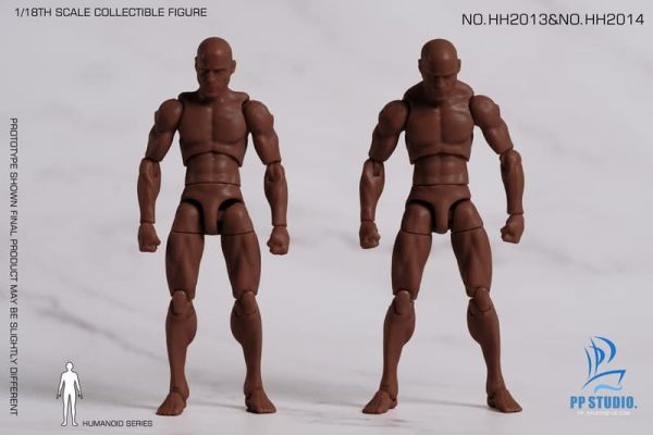 【史派克工廠】預購26年Q1 PP STUDIO 1/18 男黑膚色素體 高肩 矮肩 0120 PP STUDIO 1/18 男黑膚色素體 高肩 矮肩