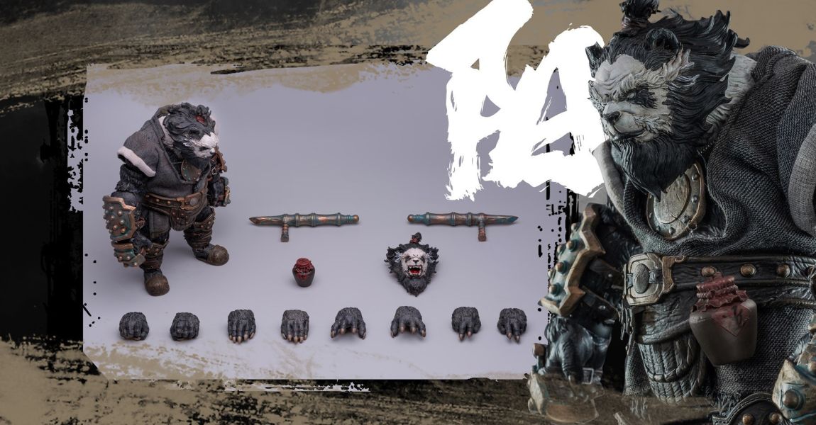 【史派克工廠】結單 預購免運Q2 匠盟 1/12 福瑞星球 MU-FP005 006 熊貓兄弟 陰 / 陽 可動 1229 匠盟 1/12 福瑞星球 MU-FP005 006 熊貓兄弟 陰 / 陽 可動