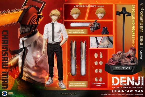 【史派克工廠】預購免運26年Q2 ASMUS TOYS 1/6 鏈鋸人 淀治 標準版 豪華版 1119 ASMUS TOYS 1/6 鏈鋸人 淀治 標準版 豪華版