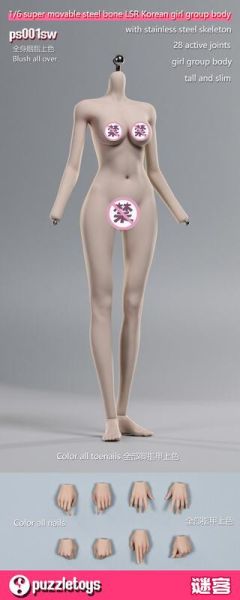 【史派克工廠】結單免運25年Q2 Puzzletoys 1/6 單素體 ps001pw 粉白肌色 小麥肌 1227 Puzzletoys 1/6 單素體 ps001pw 粉白肌色 小麥肌