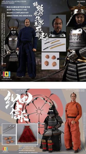 【史派克工廠】預購免運Q2 101TOYS 1/6 蜻蜓形水牛黑系威具足 & 織田信長 NO.CS009-10 0514 101TOYS 1/6 蜻蜓形水牛黑系威具足 & 織田信長 NO.CS009-10